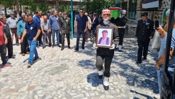 S&ouml;ke'de Kıbrıs Gazisi son yolculuğuna uğurlandı