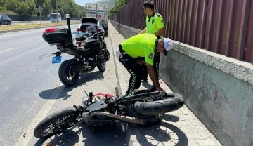 S&ouml;ke'de motosiklet, t&uuml;p kamyonuna &ccedil;arptı: 1 yaralı