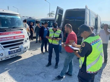 S&ouml;ke'de &ouml;ğrenci servisleri sıkı takipte