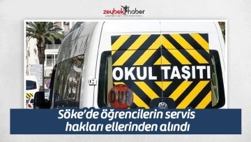 S&ouml;ke&rsquo;de &ouml;ğrencilerin servis hakları ellerinden alındı