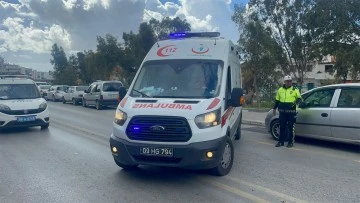 S&ouml;ke&rsquo;de otomobilin &ccedil;arptığı şahıs ağır şekilde yaralandı