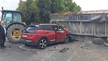 S&ouml;ke&rsquo;de trafik kazası: 1 yaralı