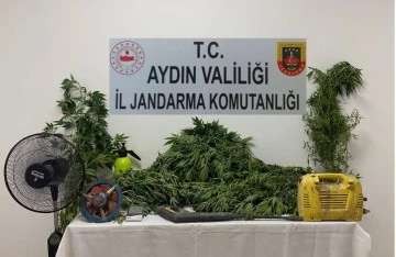 S&ouml;ke&rsquo;de uyuşturucu imalathanesine baskın: 1 g&ouml;zaltı