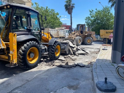 S&ouml;ke&rsquo;de yol Yenileme &ccedil;alışmaları hız kesmeden devam ediyor