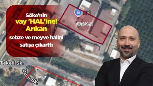 S&ouml;ke'nin vay 'HAL'ine! Arıkan sebze ve meyve halini satışa &ccedil;ıkarttı