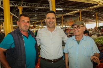 S&ouml;ke pazarcı esnafından Akkentli'ye b&uuml;y&uuml;k destek