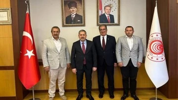 S&ouml;ke Ticaret Borsası Başkanı Sağel, Ticaret Bakanlığı&rsquo;nı ziyaret etti