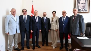S&ouml;ke Ticaret Borsası, &ccedil;alışmalarını Bakan Kacır'a anlattı