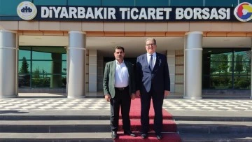 S&ouml;ke Ticaret Borsası Y&ouml;netim Kurulu Başkanı Sağel, Diyarbakır&rsquo;da g&ouml;r&uuml;şmelerde bulundu
