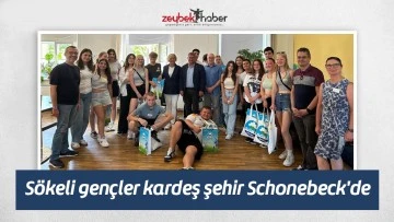 S&ouml;keli gen&ccedil;ler kardeş şehir Schonebeck'de