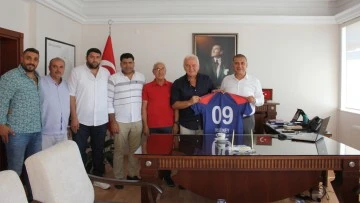 S&ouml;kespor y&ouml;netiminden Kaymakam G&uuml;ney'e ziyaret