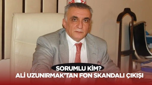 Sorumlu kim ? Ali Uzunırmak’tan fon skandalı çıkışı