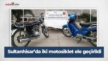 Sultanhisar&rsquo;da iki motosiklet ele ge&ccedil;irildi
