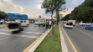 Takla atan ara&ccedil;tan fırlayan s&uuml;r&uuml;c&uuml; hayatını kaybetti