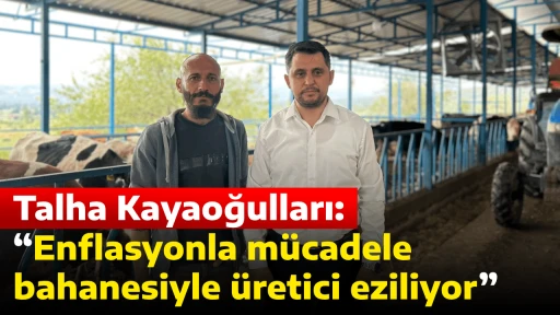 Talha Kayaoğulları: &ldquo;Enflasyonla m&uuml;cadele bahanesiyle &uuml;retici eziliyor&rdquo;