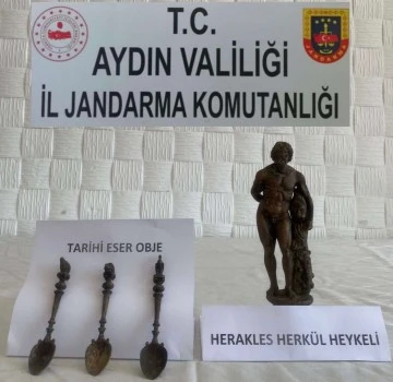 Tarihi eserleri satmak isterken su&ccedil;&uuml;st&uuml; yakalandı