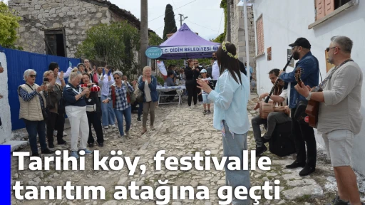 Tarihi k&ouml;y, festivalle tanıtım atağına ge&ccedil;ti