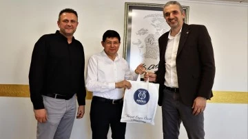 TBF Asbaşkanı Beşok, Başkan &Ouml;zcan'la bir araya geldi