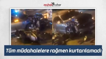 T&uuml;m m&uuml;dahalelere rağmen kurtarılamadı