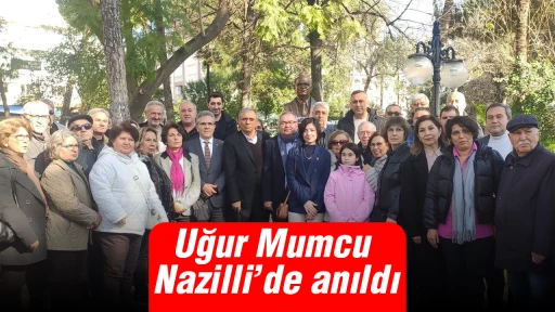 Uğur Mumcu Nazilli&rsquo;de anıldı