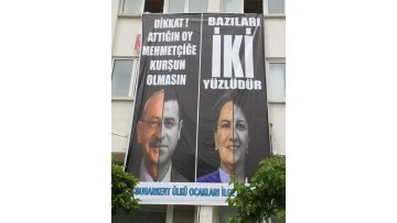 &Uuml;lk&uuml; Ocakları bu kez de Aydın'da Kılı&ccedil;daroğlu ve Akşener&rsquo;i hedef aldı