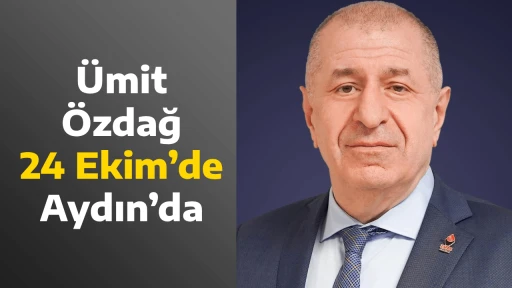 &Uuml;mit &Ouml;zdağ 24 Ekim&rsquo;de Aydın&rsquo;da
