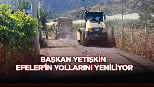 Umurlu&rsquo;da asfaltlama &ccedil;alışmaları devam ediyor