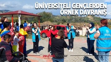 &Uuml;niversiteli gen&ccedil;lerden &ouml;rnek davranış