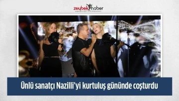 &Uuml;nl&uuml; sanat&ccedil;ı Nazilli&rsquo;yi kurtuluş g&uuml;n&uuml;nde coşturdu