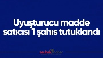 Uyuşturucu madde satıcısı 1 şahıs tutukladı