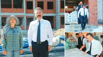 Vali Aksoy'dan duyarlılık &ouml;rneği: Yeni okul inşaatı i&ccedil;in konutunu sattırdı