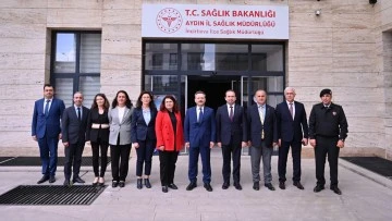 Vali Aksoy, İncirliova İl&ccedil;e Sağlık M&uuml;d&uuml;rl&uuml;ğ&uuml; ve sağlık merkezlerini denetledi