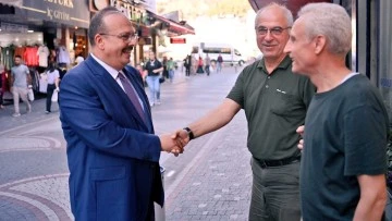 Vali Canbolat, &ccedil;arşı esnafıyla bir araya geldi