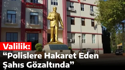Valilik: &ldquo;Polislere Hakaret Eden Şahıs G&ouml;zaltında&rdquo;