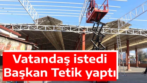 Vatandaş istedi, Başkan Tetik yaptı