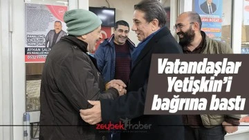Vatandaşlar Yetişkin&rsquo;i bağrına bastı