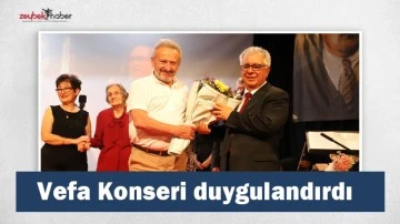 Vefa Konseri duygulandırdı&nbsp;