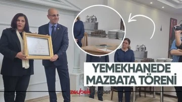 YEMEKHANEDE MAZBATA T&Ouml;RENİ