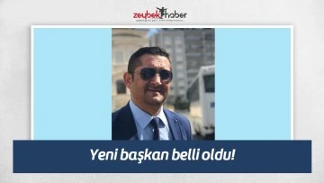 Yeni başkan belli oldu!