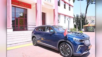 Yerli ve milli otomobil TOGG Aydın Valiliği'nde