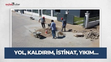 YOL, KALDIRIM, İSTİNAT, YIKIM&hellip;
