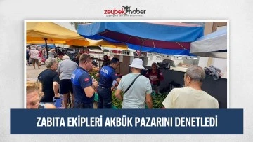 ZABITA EKİPLERİ AKB&Uuml;K PAZARINI DENETLEDİ