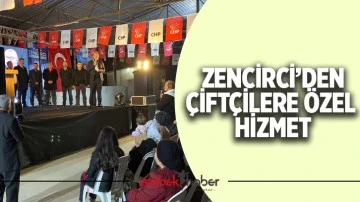 Zencirci&rsquo;den &ccedil;ift&ccedil;ilere &ouml;zel hizmet