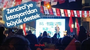 Zencirci&rsquo;ye İstasyon&rsquo;dan b&uuml;y&uuml;k destek