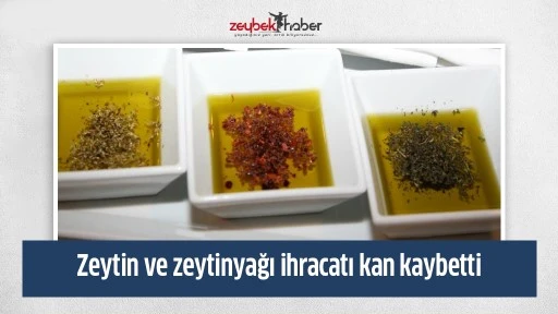 Zeytin ve zeytinyağı ihracatı kan kaybetti